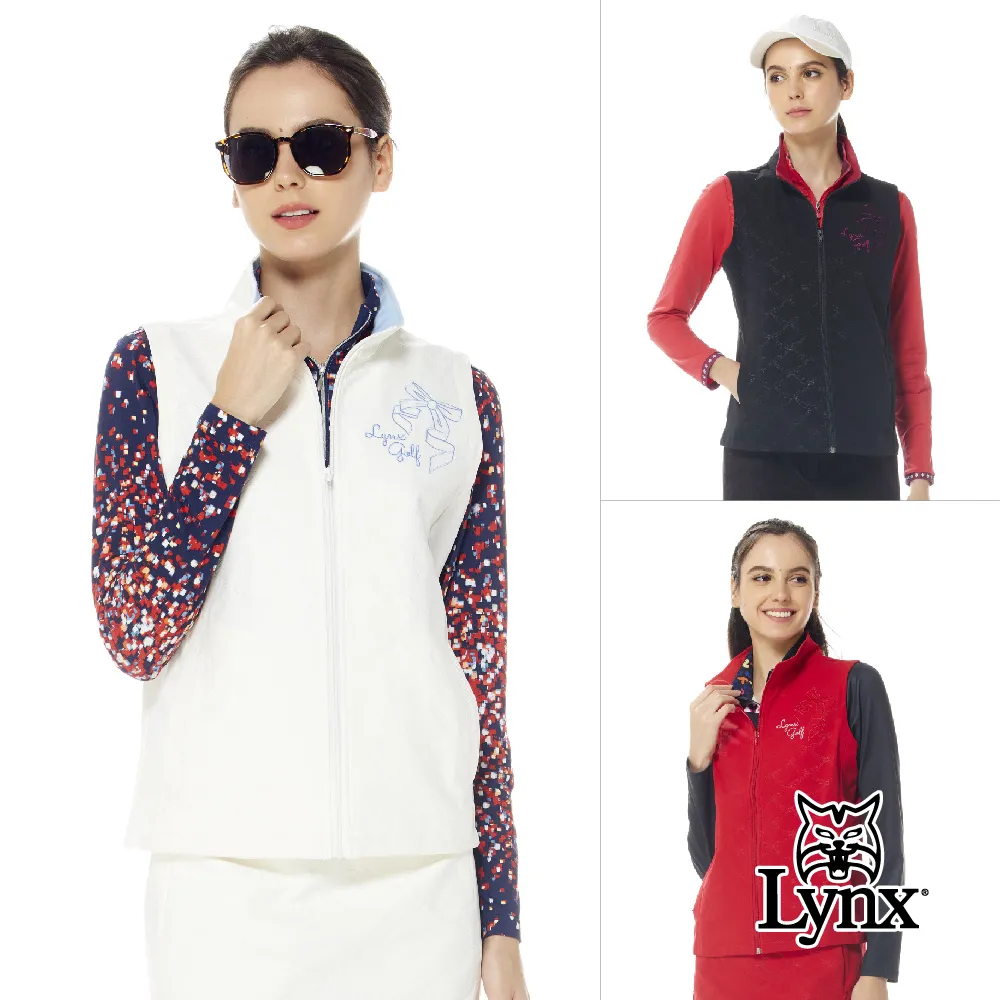 【Lynx Golf】女款防潑水功能彈性舒適山貓沖孔造型拉鍊口袋可收式連帽長袖外套(二色) 歷史價格詳細信息