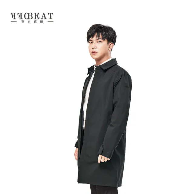 OFFBEAT 男款 防水透濕極簡風衣外套 長板風雨衣/輕量機能-礦青綠 歷史價格詳細信息