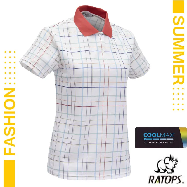 【瑞多仕-RATOPS】女款 竹纖維紗V領短袖排汗休閒衫 / DB7557 淺粉紅 歷史價格詳細信息