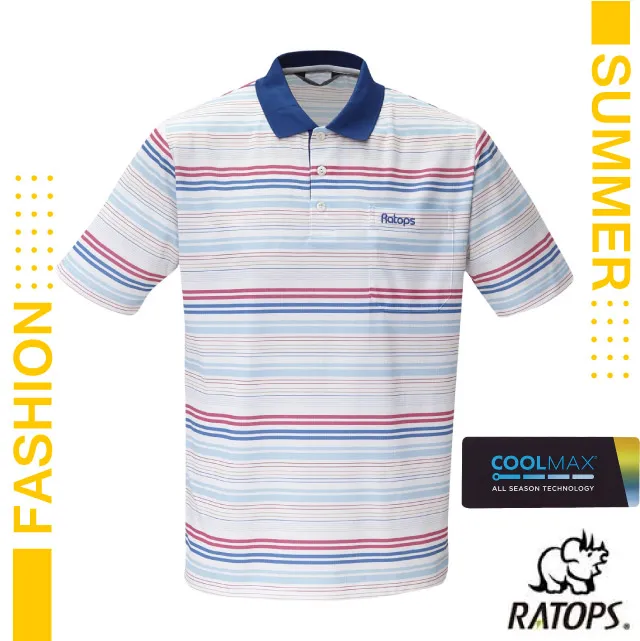 【瑞多仕-RATOPS】男款 COOLMAX 輕量透氣短袖POLO衫(門襟出芽)/DB1731 韭菜粉綠/黑芽 歷史價格詳細信息