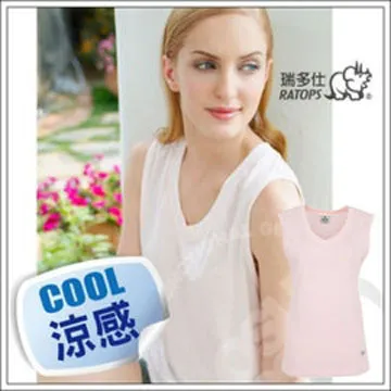【RATOPS】女 Wincool V領短袖T恤 (肩配)『粉金桔/宇宙藍綠』DB-8871 歷史價格詳細信息
