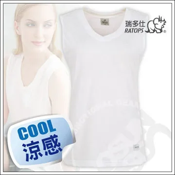 【RATOPS】女 Wincool V領短袖T恤 (肩配)『粉金桔/宇宙藍綠』DB-8871 歷史價格詳細信息