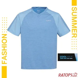 瑞多仕 Ratops COOLMAX 男 V領浪花紗運動排汗衣 舒適乾爽 吸濕排汗 運動上衣 大尺碼 DB8920 歷史價格詳細信息