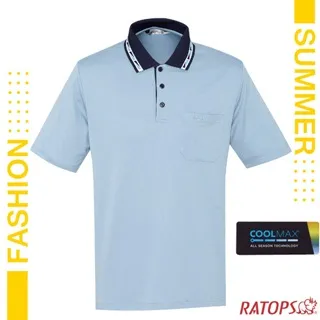 【RATOPS】男短袖POLO 無亮光紗格子布COOLMAX系列/DB8118 深鐵灰 歷史價格詳細信息