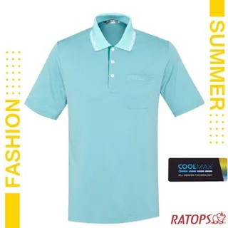 【RATOPS】男短袖POLO 無亮光紗格子布COOLMAX系列/DB8118 深鐵灰 歷史價格詳細信息