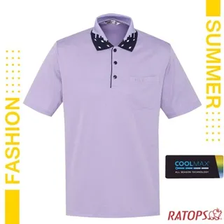 【RATOPS】男短袖POLO 無亮光紗格子布COOLMAX系列/DB8118 深鐵灰 歷史價格詳細信息
