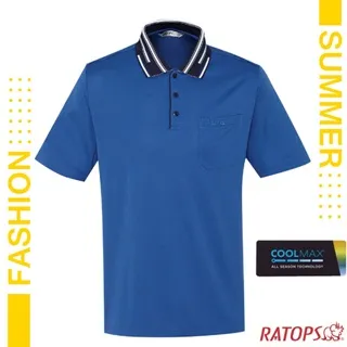【RATOPS】男短袖POLO 無亮光紗格子布COOLMAX系列/DB8118 深鐵灰 歷史價格詳細信息