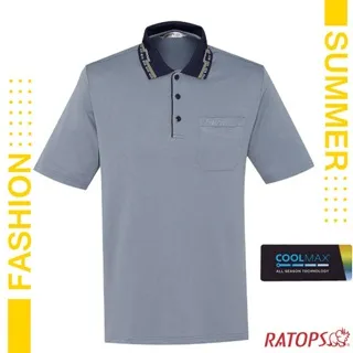 【RATOPS】男短袖POLO 無亮光紗格子布COOLMAX系列/DB8118 深鐵灰 歷史價格詳細信息