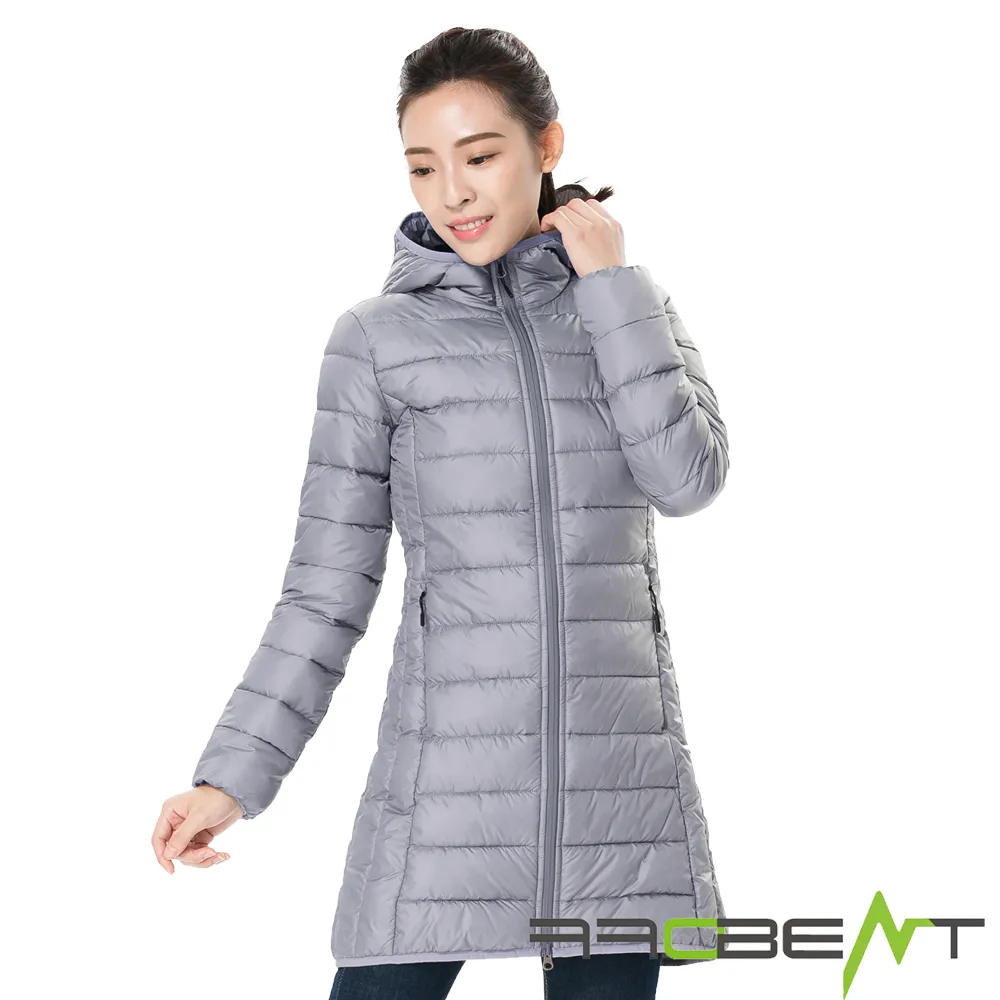 OFFBEAT 女款長版仿絨棉車格外套 - 經典黑 歷史價格詳細信息