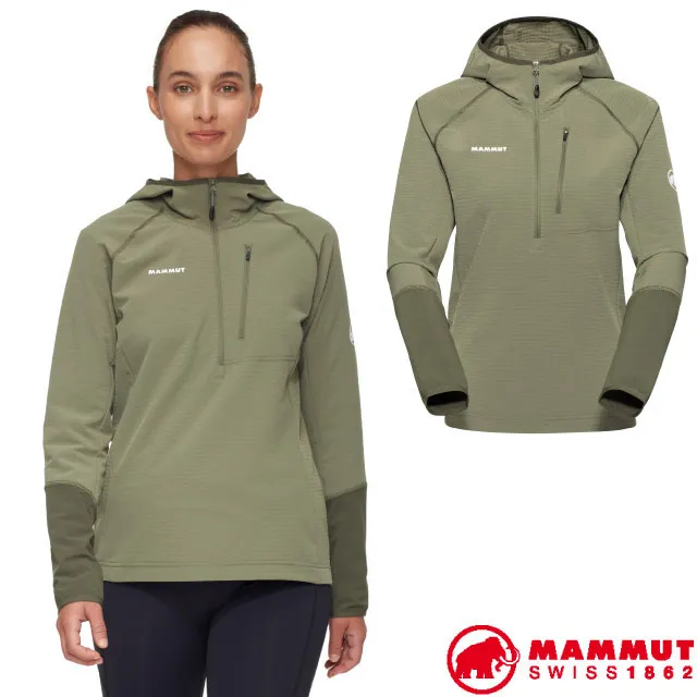 【Mammut 長毛象】Mammut ML Hoody W Original 機能休閒長袖帽T 女款 薩凡納褐 #1014-05330 歷史價格詳細信息