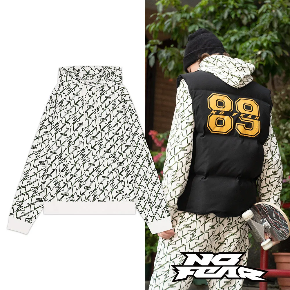 NO FEAR FEARLESS系列-滿版LOGO抽繩純棉運動褲-藍紫 NF020FW22 歷史價格詳細信息