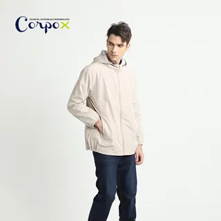 【Corpo X】男款防風防潑水連帽外套-卡其 歷史價格詳細信息
