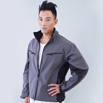 KINGTOUCH《96593》防風防水透氣保暖Soft Shell(軟殼)外套(藍灰/黑)(男) 歷史價格詳細信息
