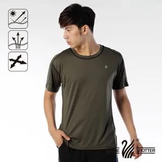 遊遍天下 MIT男款抗UV吸濕排汗彈力圓領衫S151黑色 歷史價格詳細信息