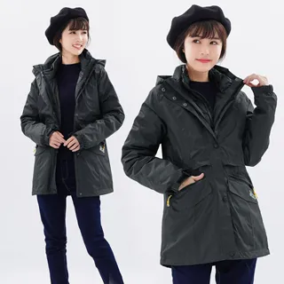 遊遍天下  女款二件式GlobeTex防水透濕+無縫90羽絨外套GJ25010桃紅 歷史價格詳細信息