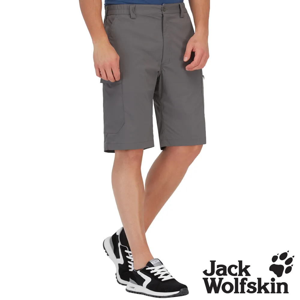 【Jack wolfskin 飛狼】男 多口袋快乾休閒短褲『墨綠』 歷史價格詳細信息