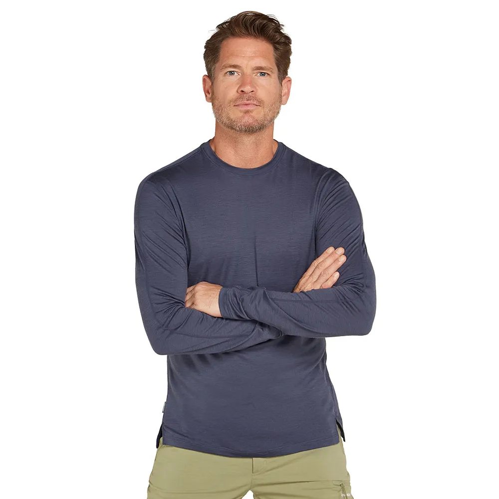 Icebreaker 羊毛衣/圓領長袖上衣/中層衣/美麗諾羊毛/旅遊JN Shearer 男款104326 002 黑色 歷史價格詳細信息