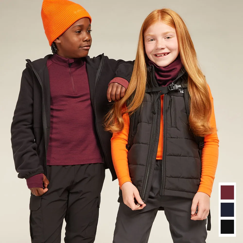 【Icebreaker】女 Tech 半開襟長袖上衣-BF260-黑 歷史價格詳細信息