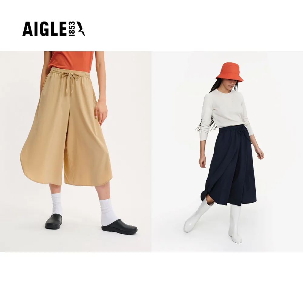 AIGLE 女 抗UV快乾彈性九分褲 (AG-2P262A057)-深藍 歷史價格詳細信息