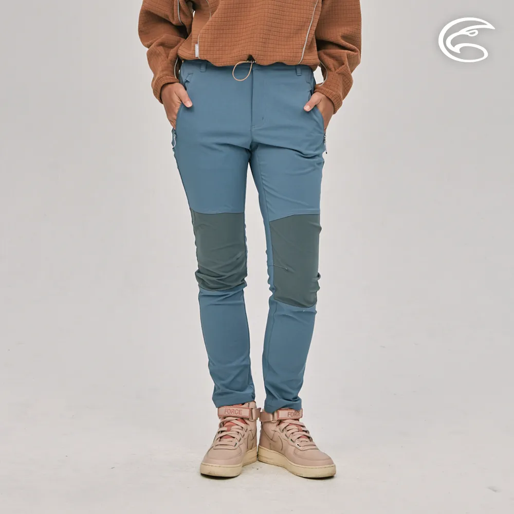 ADISI 女四面超彈耐磨修身拼接登山長褲AP2311138 (S-XL) 棕綠/烏木灰｜拼接褲 登山褲 工作褲 四面彈 歷史價格詳細信息