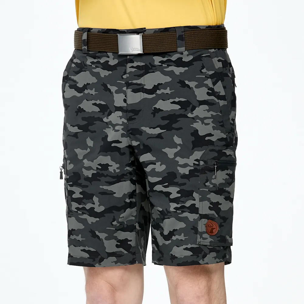 【WILDLAND荒野】男迷彩抗UV多口袋工裝短褲松果褐 歷史價格詳細信息