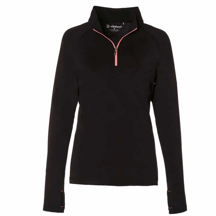 【WILDLAND荒野】女超彈茶碳抗菌拉鍊功能衣深藍色 歷史價格詳細信息