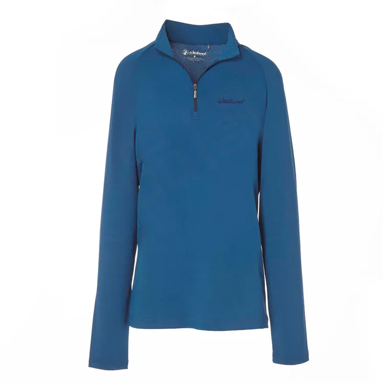 【WILDLAND荒野】女超彈茶碳抗菌拉鍊功能衣深藍色 歷史價格詳細信息