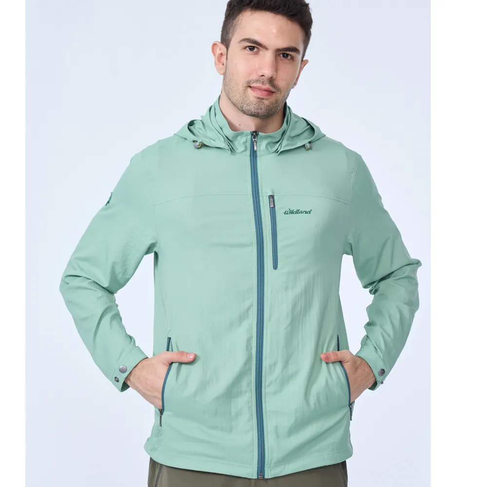 【Wildland 荒野 男 涼感抗UV輕薄外套《帝國藍》】0B01908/防曬外套/薄外套 歷史價格詳細信息