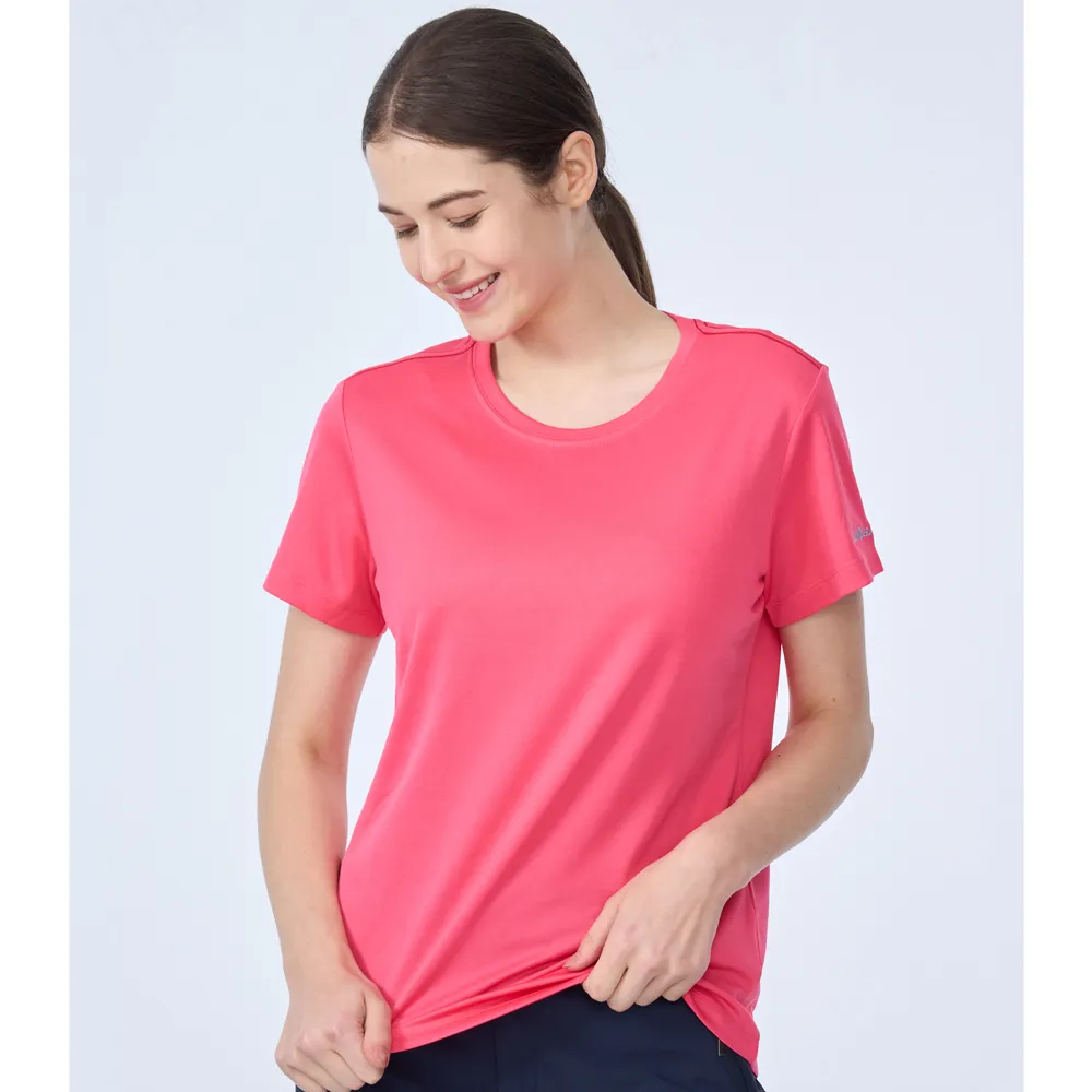 【WILDLAND荒野】女彈性透氣排汗POLO長袖衣桃紅色 歷史價格詳細信息