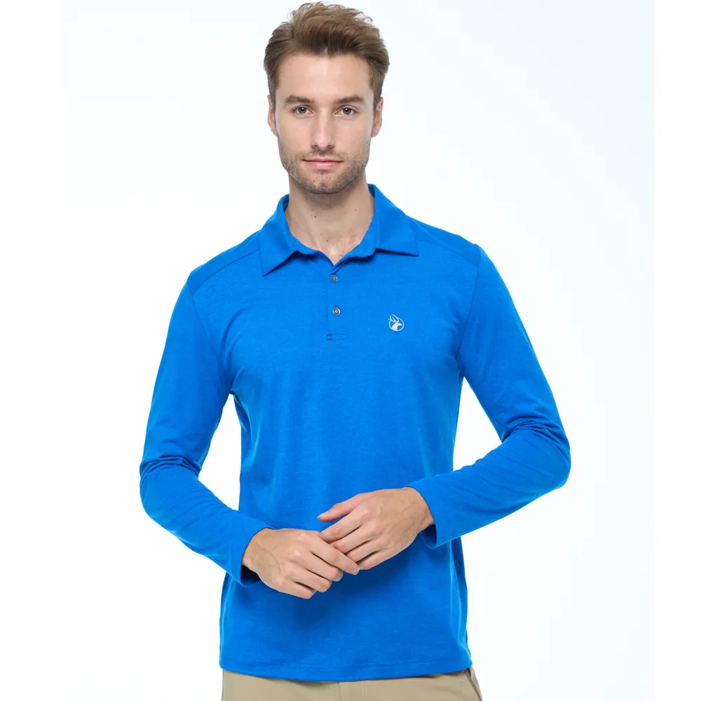 【wildland 荒野】男 彈性雙色POLO針織上衣『海藍』0A91620 歷史價格詳細信息