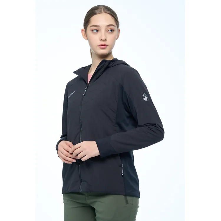 【荒野 WildLand】女 超輕量機能化纖外套.連帽夾克.風衣(附收納袋)/防潑水/0B02925-54 黑色 歷史價格詳細信息