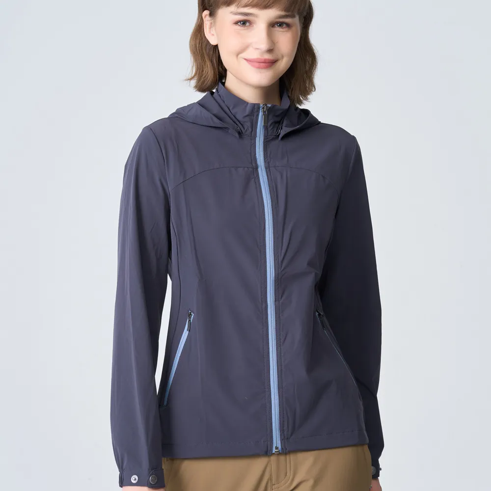 【WILDLAND荒野】女彈性環保紗抗UV防潑三季外套幻影灰 歷史價格詳細信息