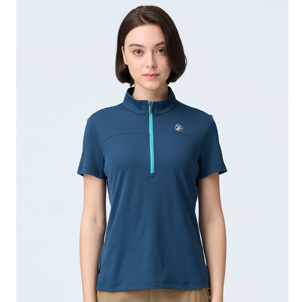 【WILDLAND荒野】男綠色環保抗UV彈性開襟短袖衣忘憂森林 歷史價格詳細信息