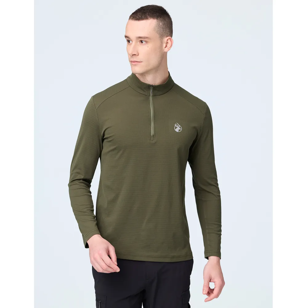 【WILDLAND荒野】男綠色環保抗UV彈性開襟短袖衣忘憂森林 歷史價格詳細信息