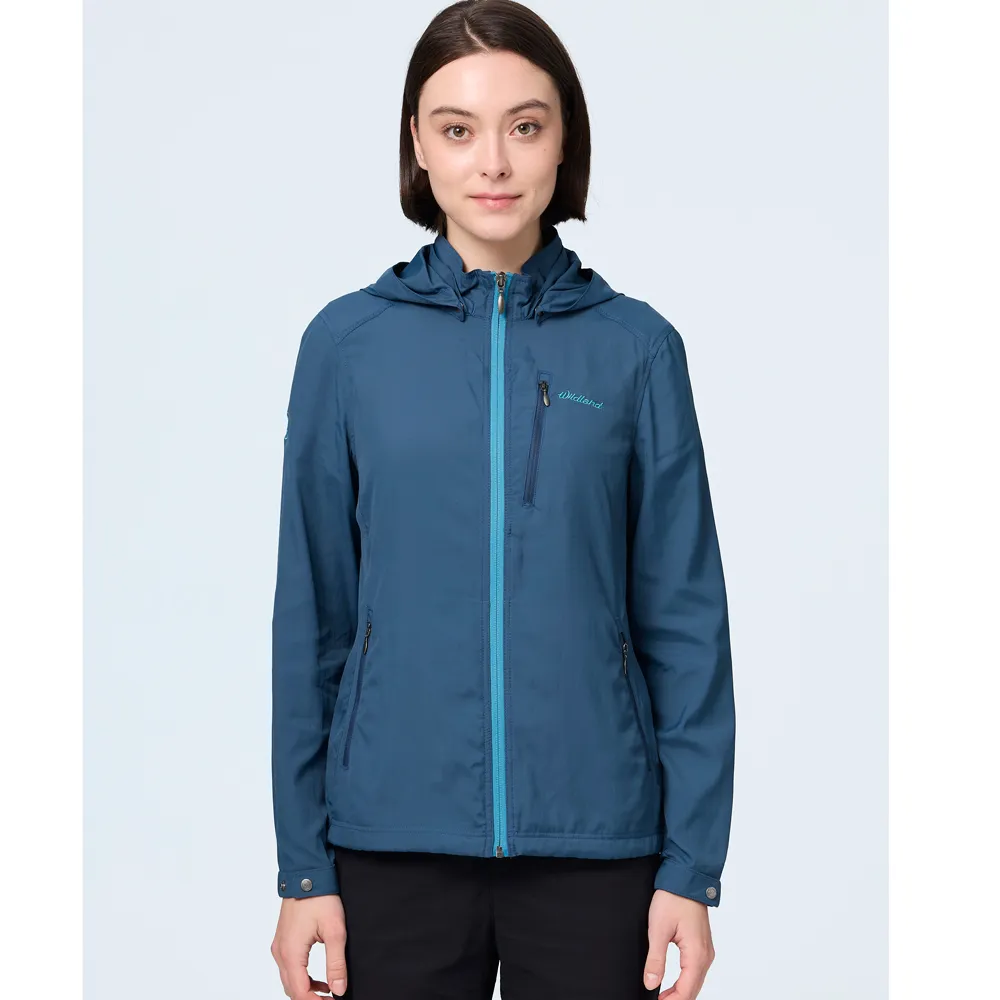 【荒野 WildLand】女 彈性透氣抗UV輕薄外套.運動機能連帽夾克/抗UV-CUT30+/0B21909-175 秀姑藍山 歷史價格詳細信息