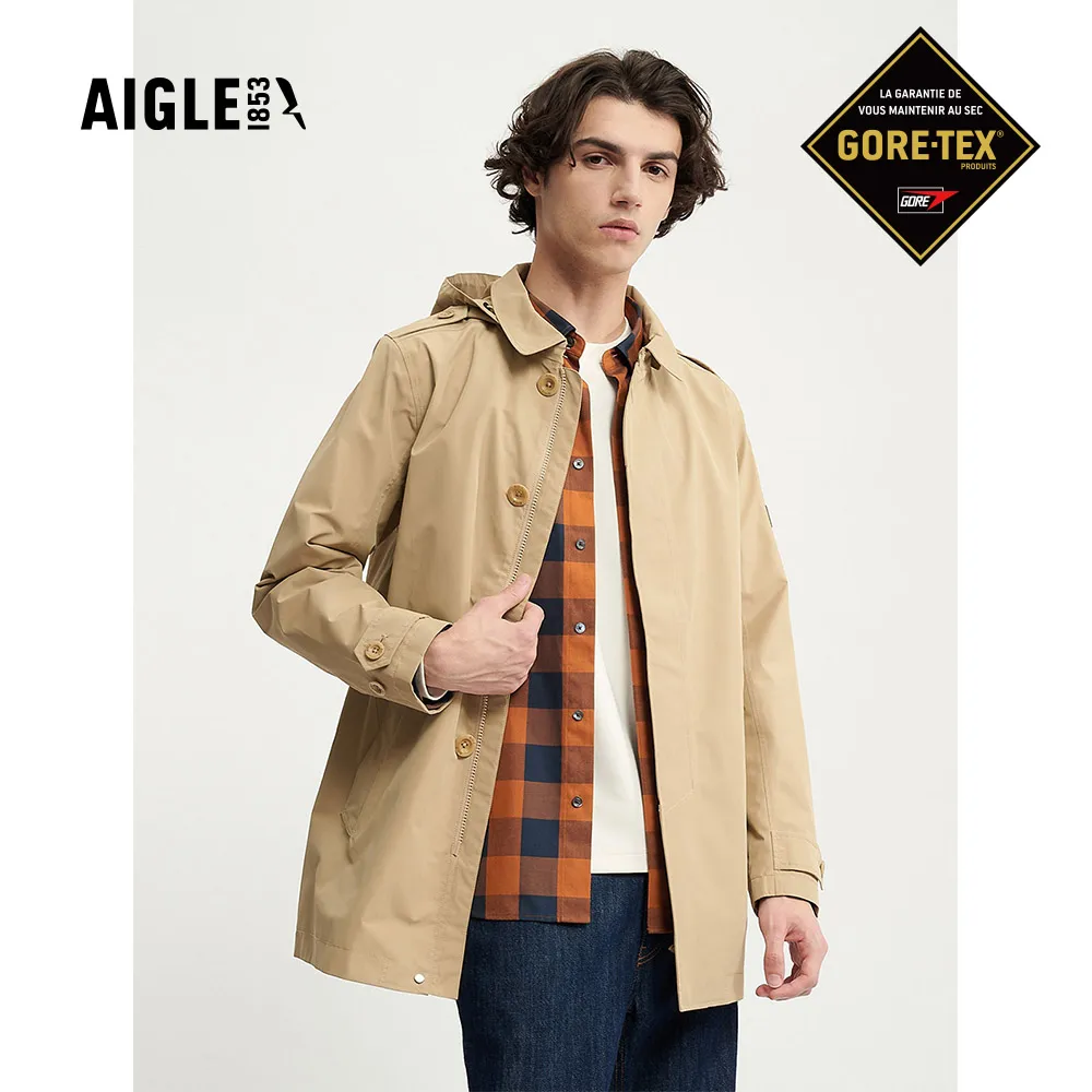AIGLE 男 防水透氣外套(AG-FAA57A080)-軍綠 歷史價格詳細信息