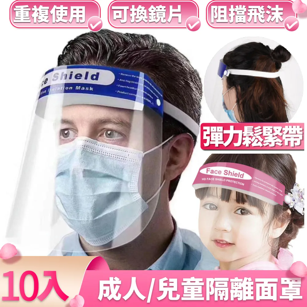 成人兒童皆可防疫帽子專用可調節防疫面罩檔板(2入)HAB64 歷史價格詳細信息