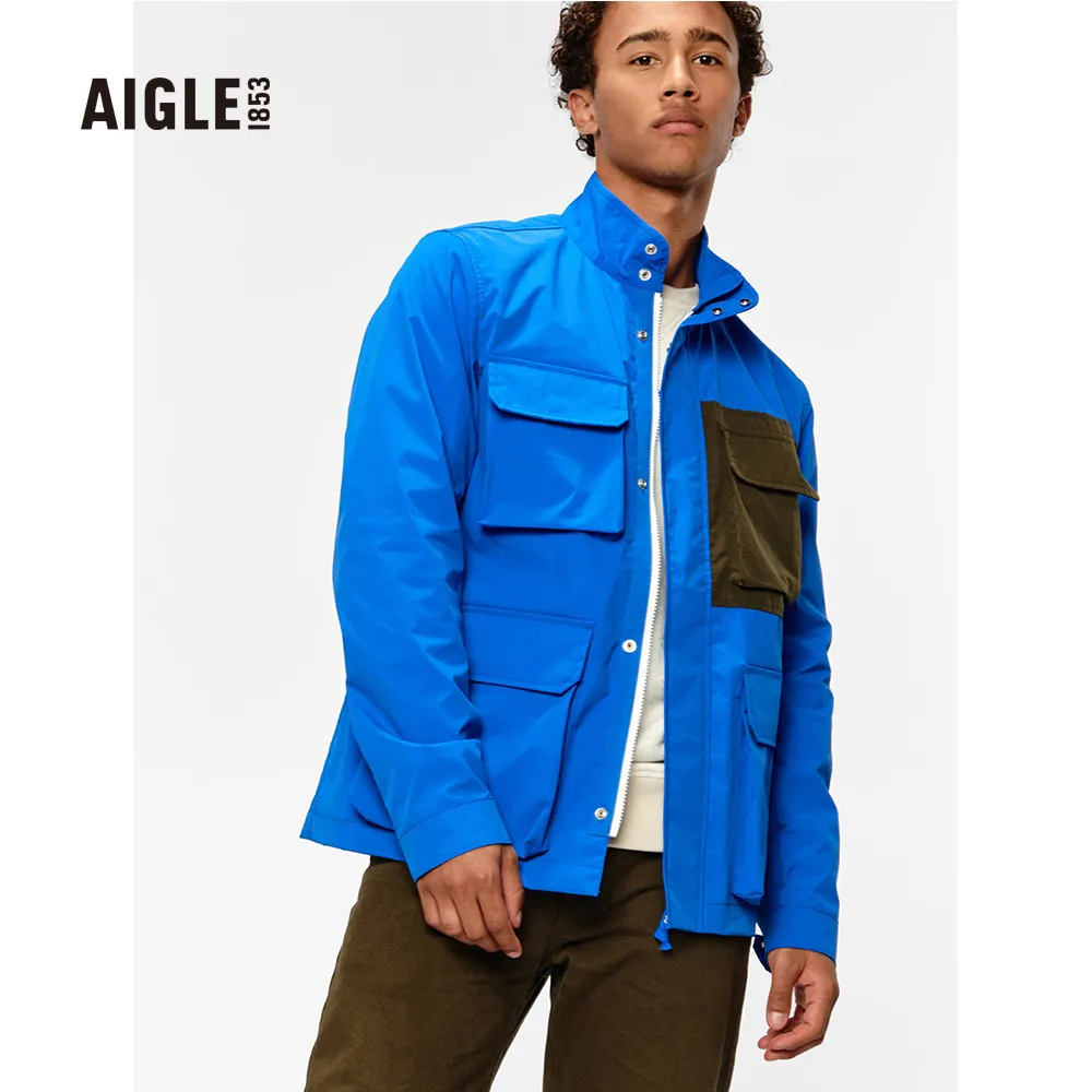 【AIGLE】男 防潑超輕量外套(AG-3P142A081 印花綠) 歷史價格詳細信息