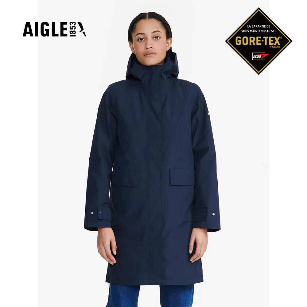 【AIGLE】女 GORE-TEX 防水透氣長版外套AG-FAX97A057 深藍(女外套 防水透氣外套 Goretex 女風衣) 價格比較,價格查詢,歷史價格詳細信息