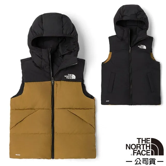 【The North Face 童 600FP 雙面羽絨背心 AP《褐綠/黑》】7UMP/登山/露營/雙面穿/戶外 歷史價格詳細信息