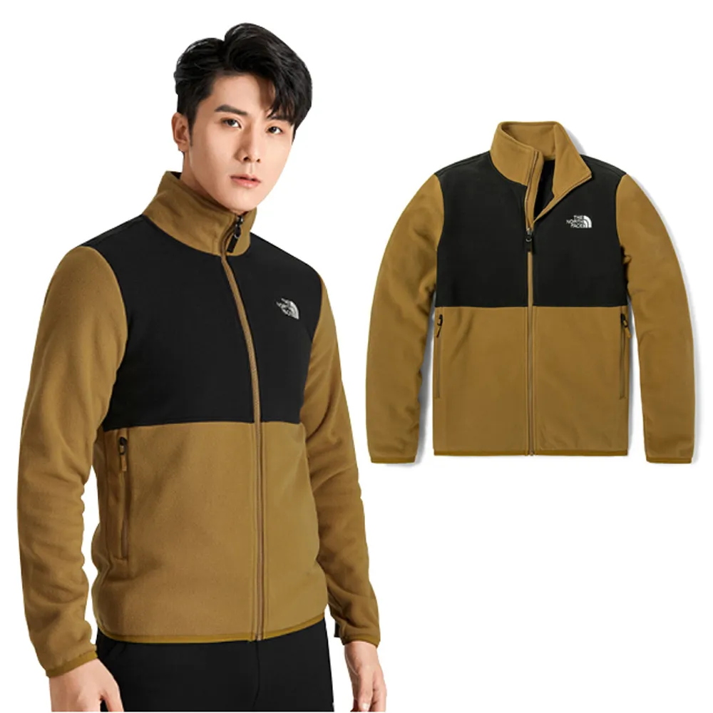 【美國 The North Face】男新款 TKA 100 輕柔刷毛抓絨保暖外套夾克/49AE-5G4 卡其 N 歷史價格詳細信息