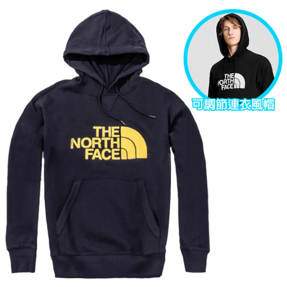 【美國 The North Face】中性款 經典大LOGO 彈性長袖可調節保暖連帽上衣/4NEQ-JK3 黑 V 歷史價格詳細信息