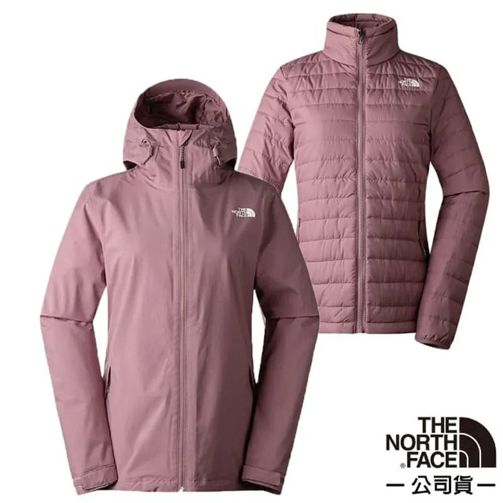 【The North Face 女 二件式防風透氣羽絨外套《紫紅/黑》】4NAI/保暖連帽外套/防潑水/休閒外/悠遊山水 歷史價格詳細信息