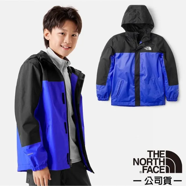 【The North Face】童 輕量防水透氣連帽休閒外套.防風休閒夾克/8A48-PIN 泉水藍 歷史價格詳細信息