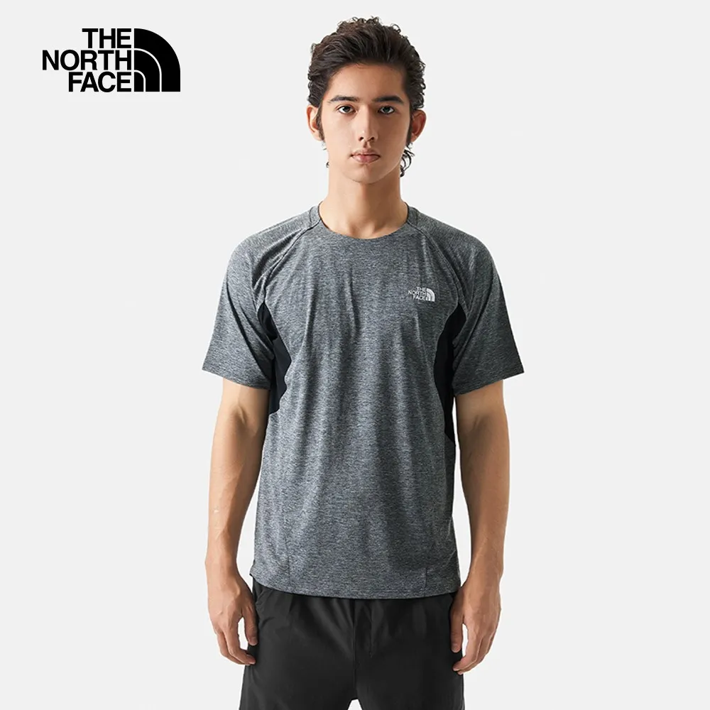 【The North Face】男 吸濕透氣純棉長袖圓領T恤.休閒套頭衫.運動上衣/大尺寸品牌標識/8AT8-FN4 白 歷史價格詳細信息