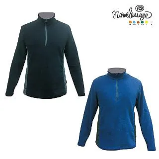 namelessage無名世代男款半門襟刷毛上衣 (藍綠/藏青)_232M701 歷史價格詳細信息