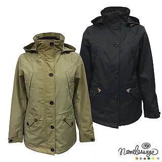 日本namelessage無名世代女款防水外套(卡其/黑)_62W101 歷史價格詳細信息