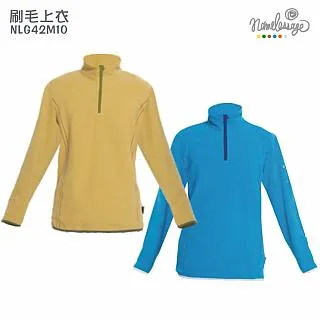 namelessage無名世代男款半門襟刷毛上衣 (藍綠/藏青)_232M701 歷史價格詳細信息