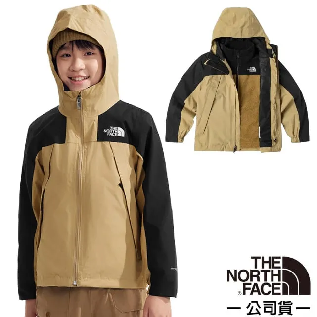 【The North Face】童 ANTORA TRICILIMATE 兩件式連帽保暖外套.風衣/8AKB-1I7 紫色 歷史價格詳細信息