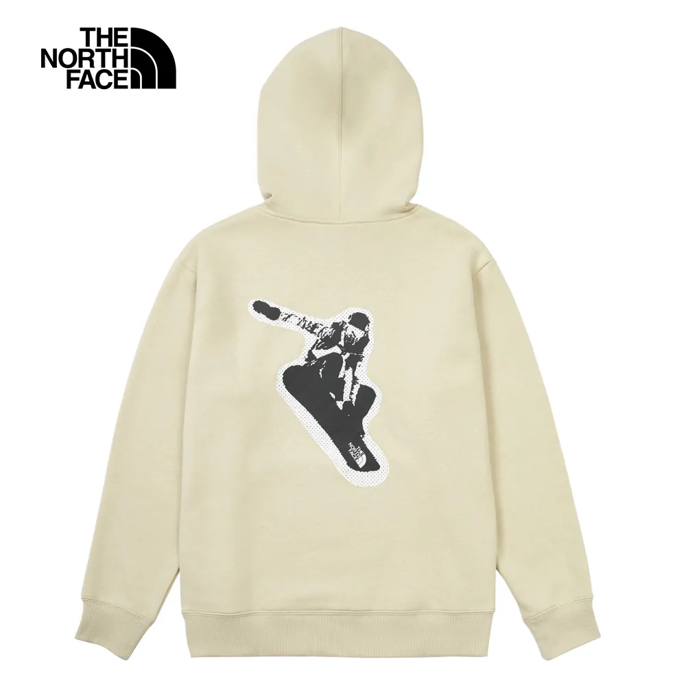 The North Face北面男女款米白色背部大尺寸潑墨印花連帽大學T｜86PZN3N 歷史價格詳細信息